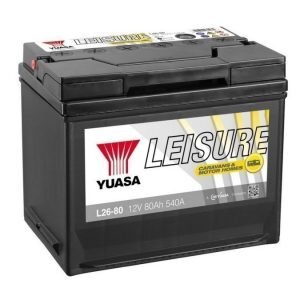 Yuasa L26-80 12V 80Ah 540CCA Leisure akku