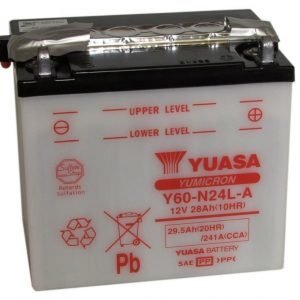 Yuasa Y60-N24L-A 28Ah Yumicron Käynnistysakku