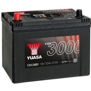 Yuasa YBX3031 12V 70Ah 570CCA SMF Käynnistysakku