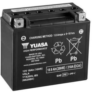 Yuasa YTX20HL-BS 18Ah High Perfomance Käynnistysakku